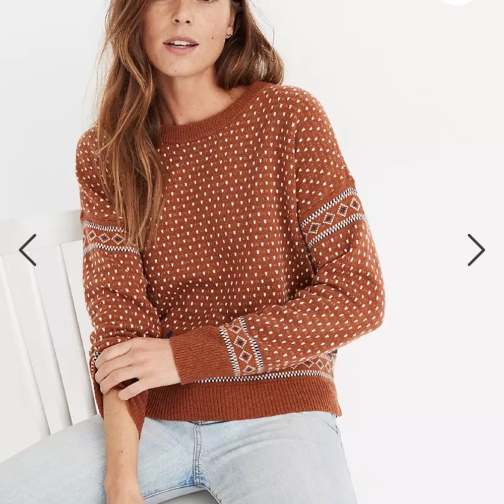MW JACQUARD PULLOVER SWEATER